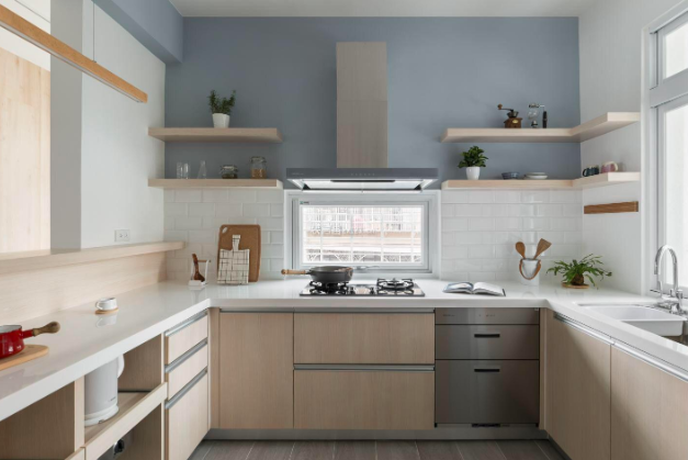 如何让小厨房看起来整洁又实用-1