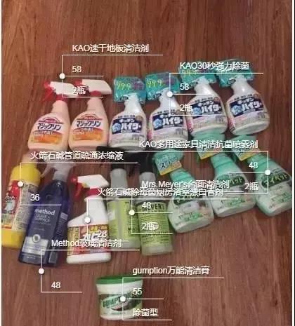 大掃除的清潔用具